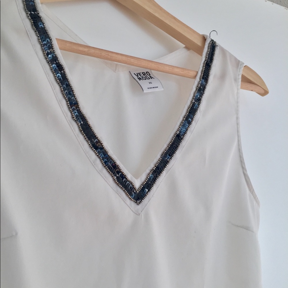 Nice white top - French brand, bought in France